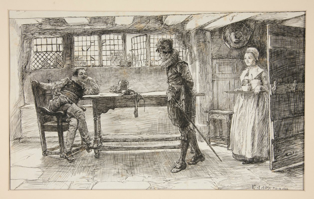 Un visiteur indésirable - Edwin Austin Abbey