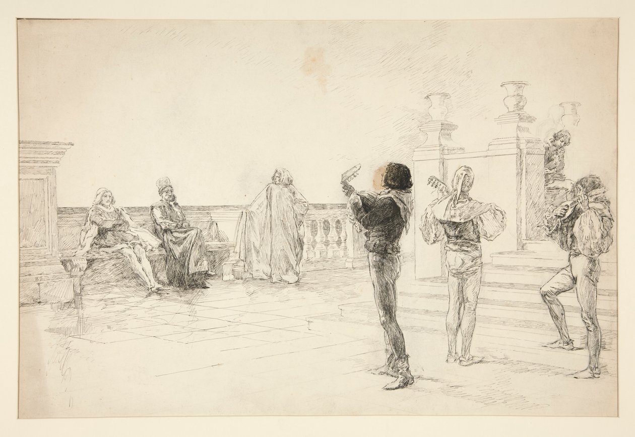 Balthazar chante - Edwin Austin Abbey