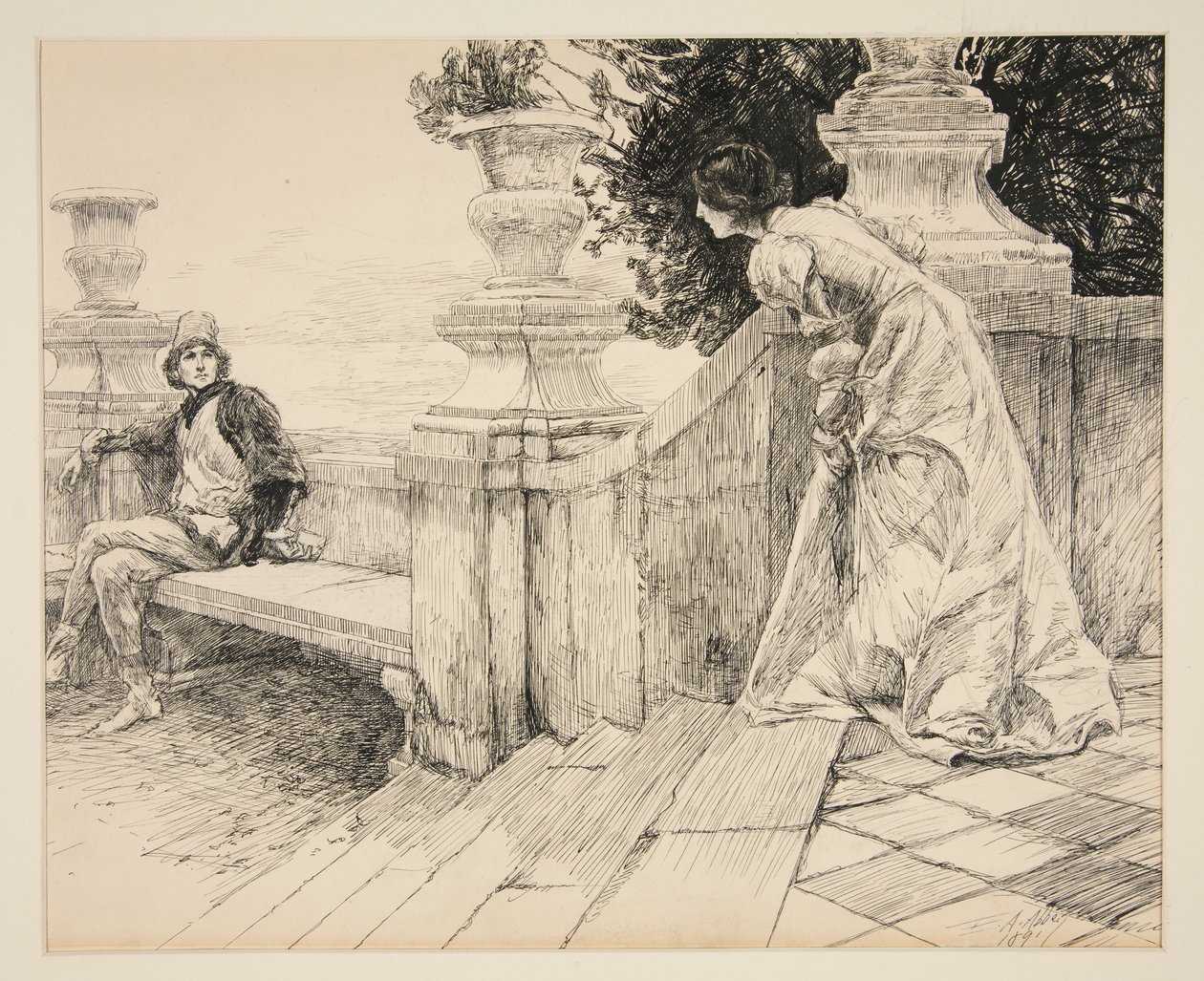 Béatrice - Edwin Austin Abbey