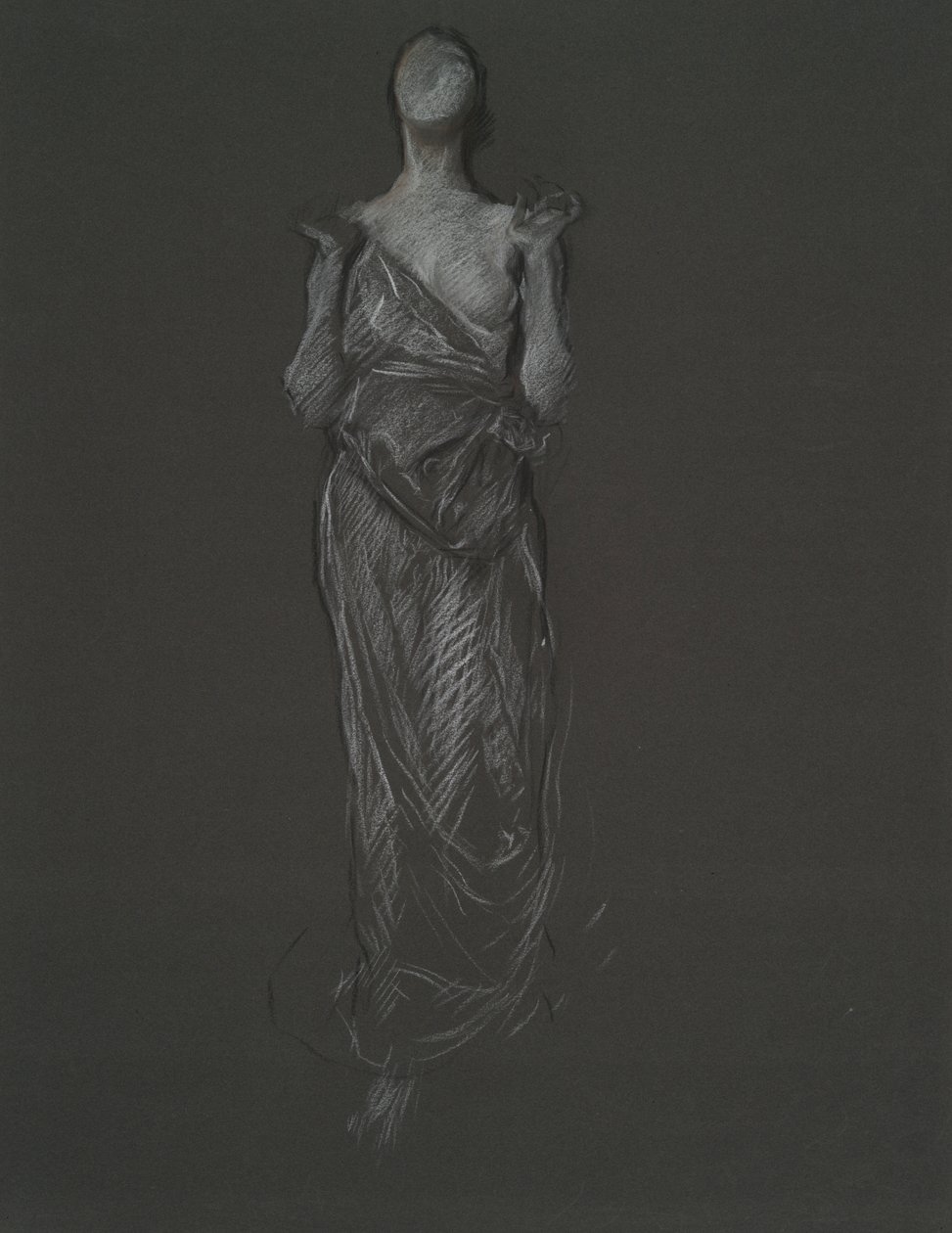 Étude précoce pour - Edwin Austin Abbey