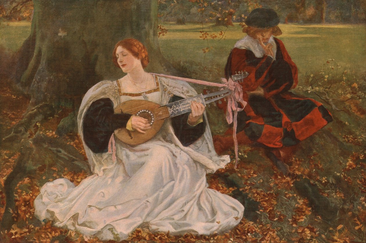 Belle est mon amour, vers 1900, vers 1930 - Edwin Austin Abbey