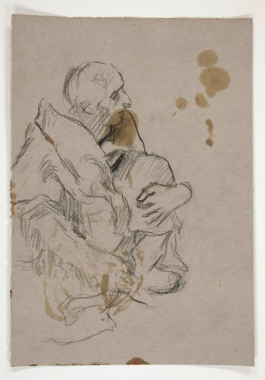 Étude de figure pour - Edwin Austin Abbey