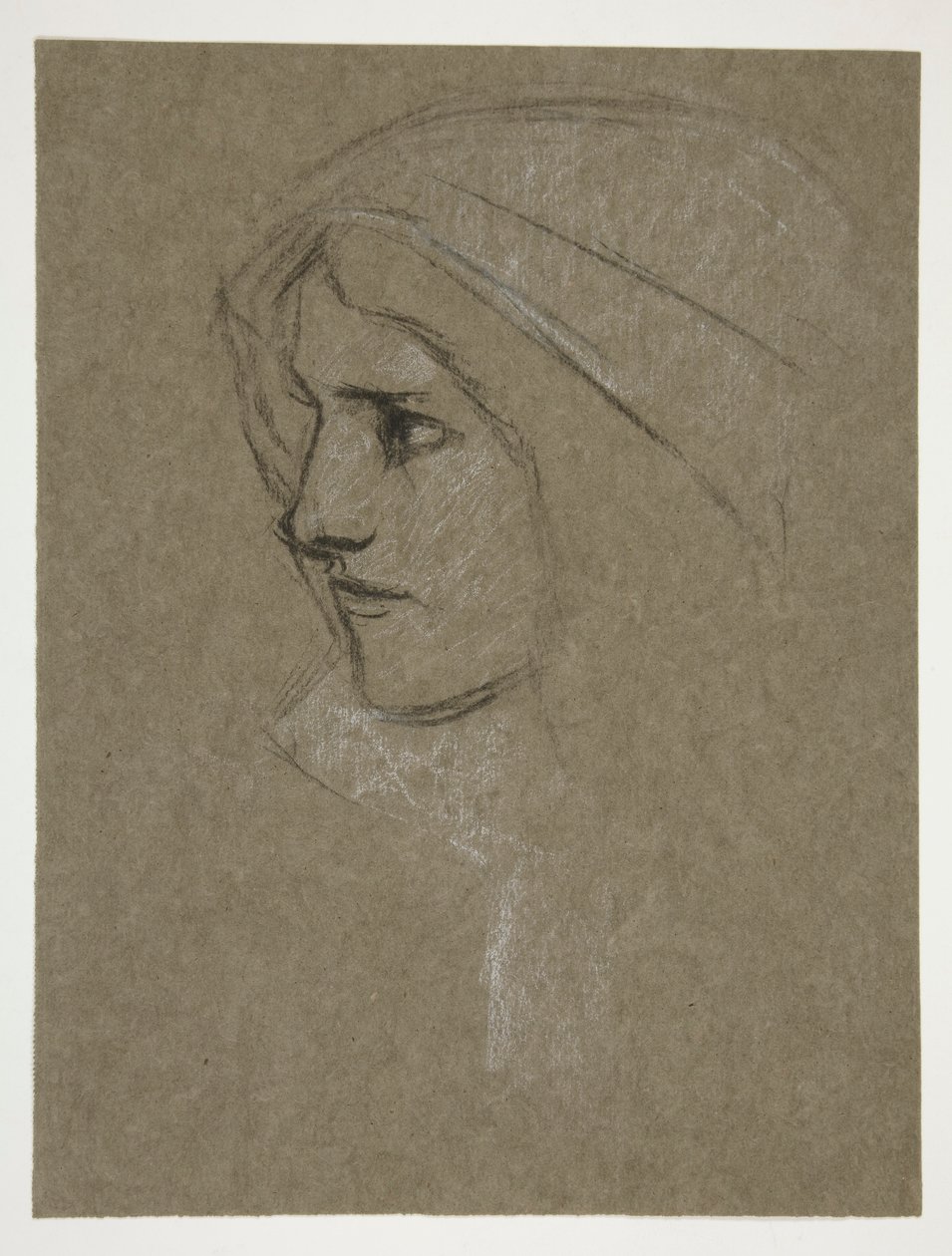 Tête de Cordelia, de King Lear - Edwin Austin Abbey