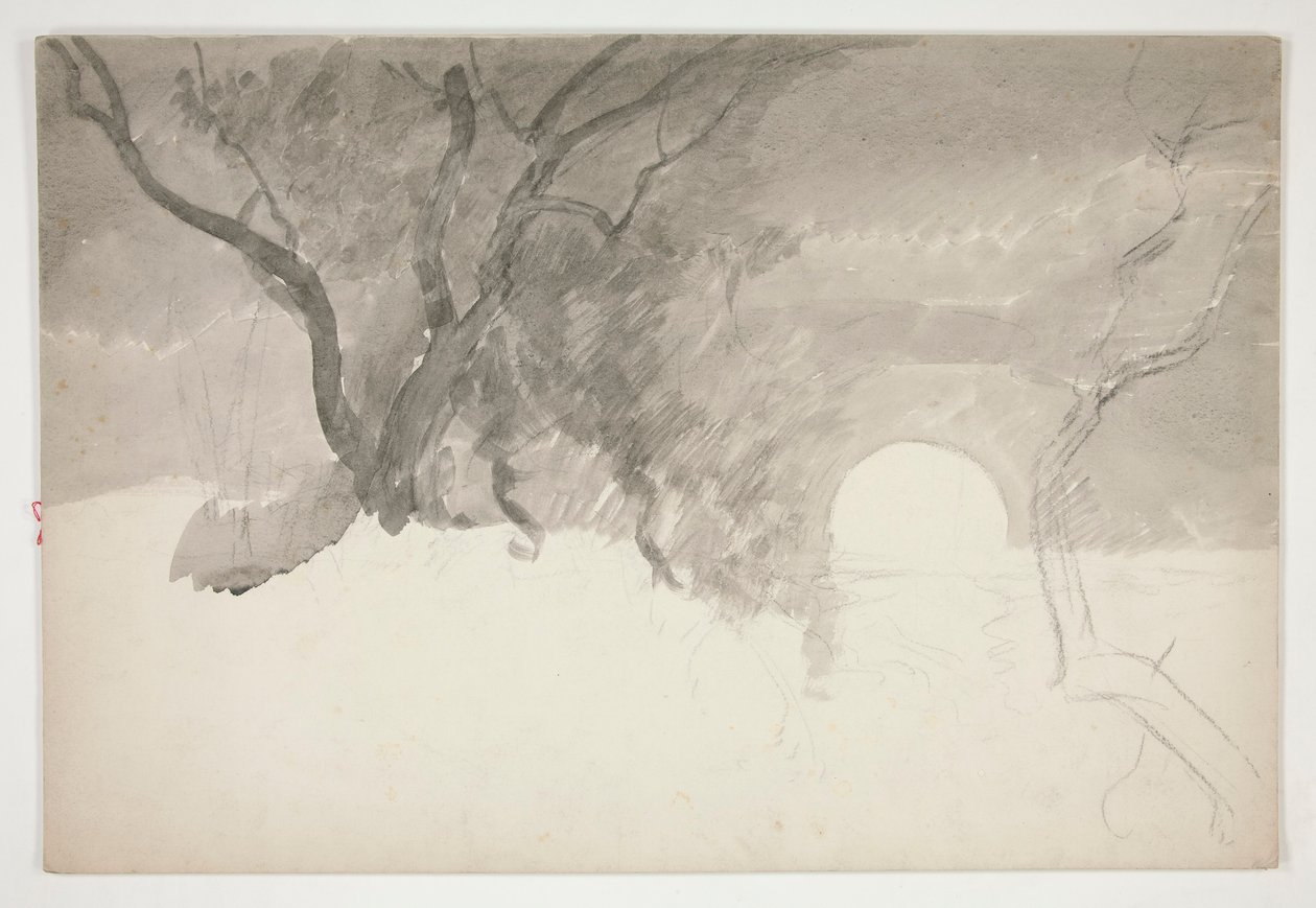 Paysage au bord de la rivière - Edwin Austin Abbey