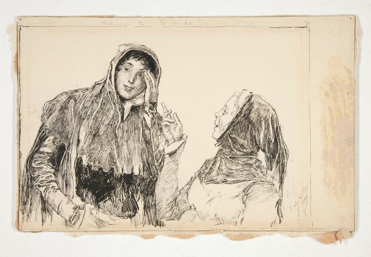 Maîtresse Quickly - Edwin Austin Abbey