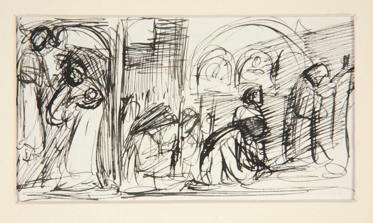 Étude pour - Edwin Austin Abbey
