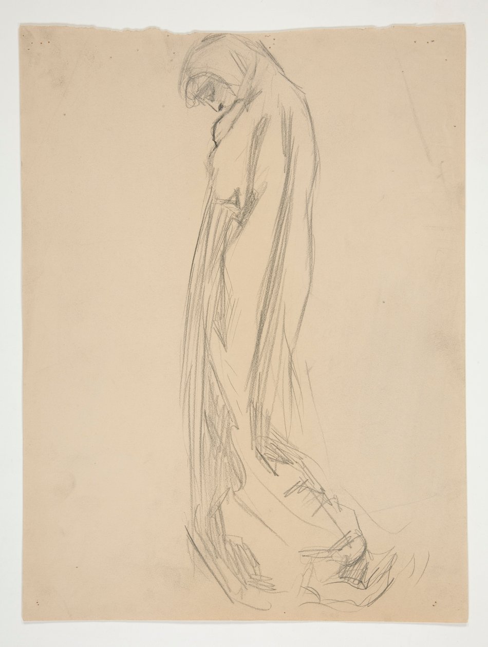 Étude pour la figure de 22h - Edwin Austin Abbey