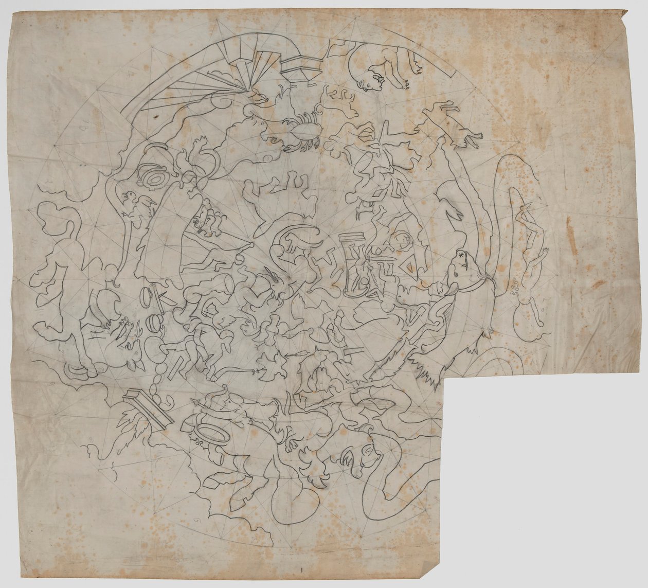 Étude pour les signes du zodiaque en arrière-plan - Edwin Austin Abbey