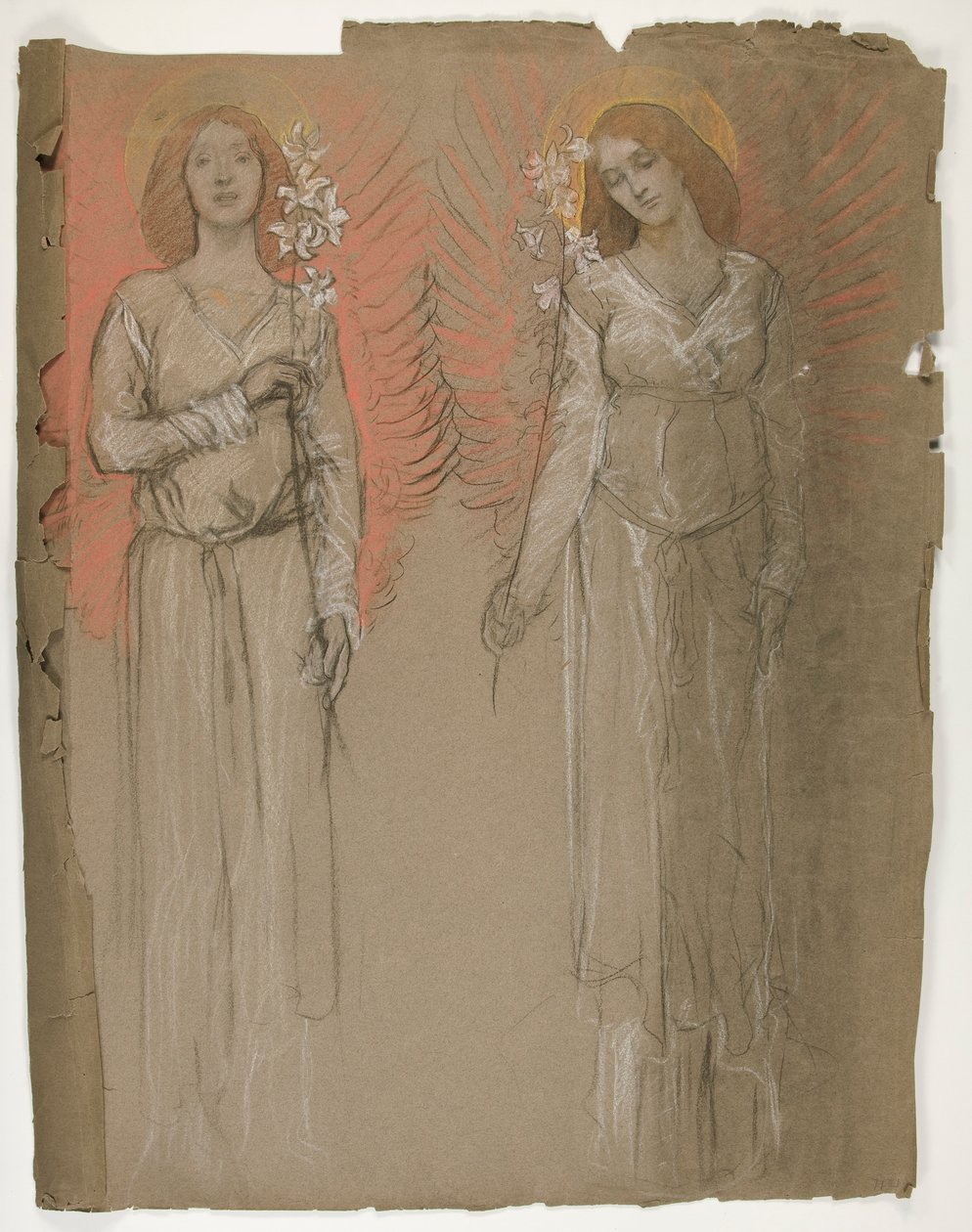 Deux anges - Edwin Austin Abbey