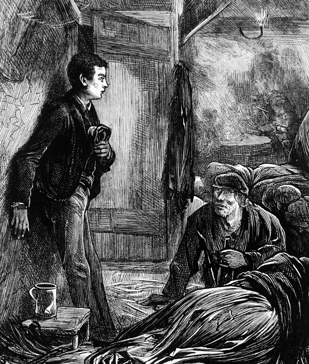 Un dortoir de Londres - Edwin Buckman