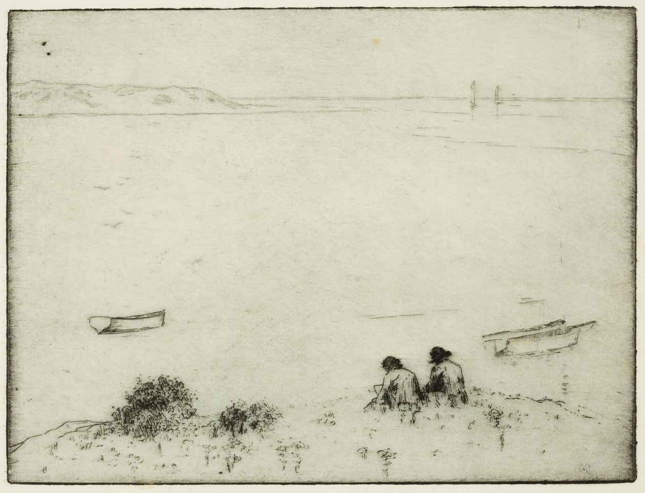 Esquisse au bord de la mer - Edwin Butler Bayliss