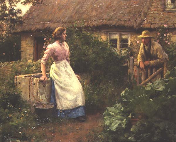 Conversation du soir - Edwin Harris