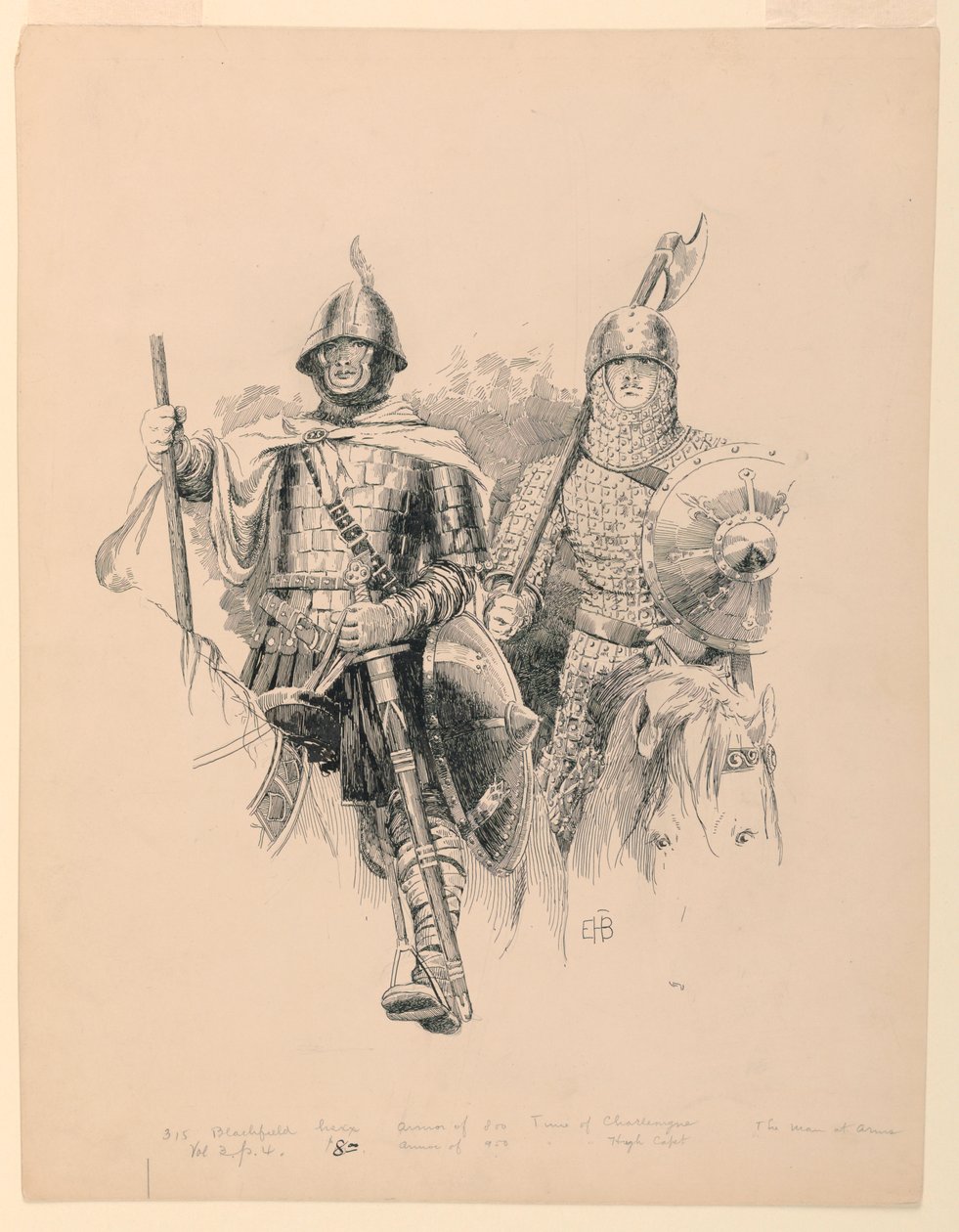 Armure de 800. Époque de Charlemagne - Edwin Howland Blashfield