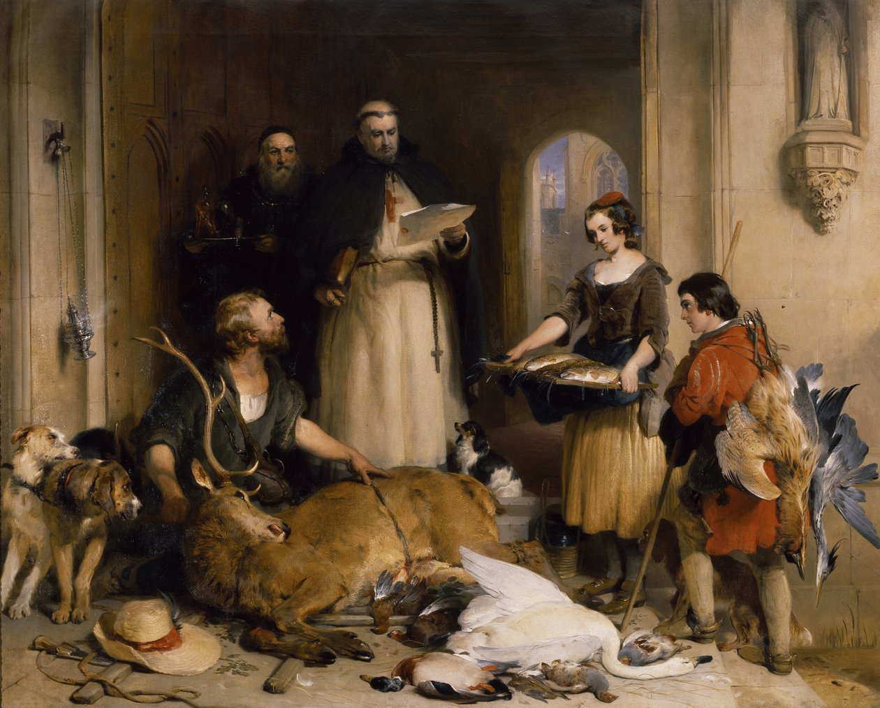 Scène du temps ancien à l