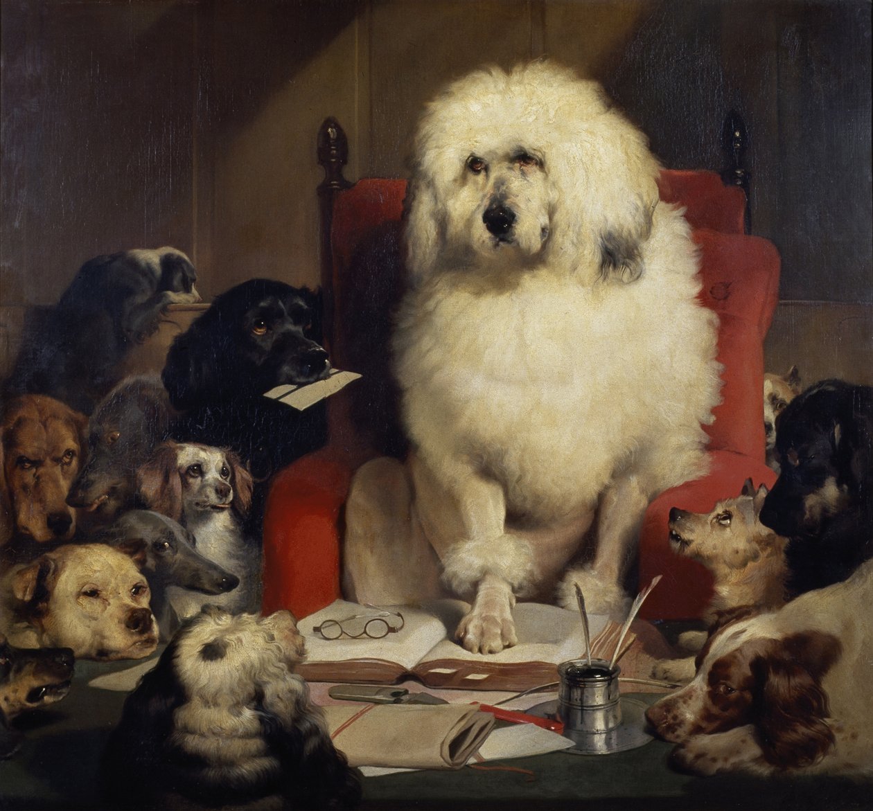 Procès par jury, ou Établissement de la loi, c.1840 - Edwin Landseer