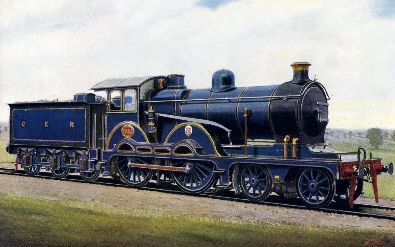 Parmi les Broads : Une locomotive à huit roues pour le Great Eastern Railway - Edwin Thomas Rudd