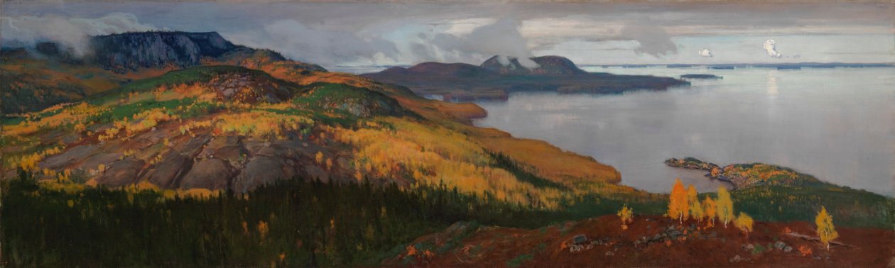 Paysage automnal du lac Pielisjärvi - Eero Järnefelt