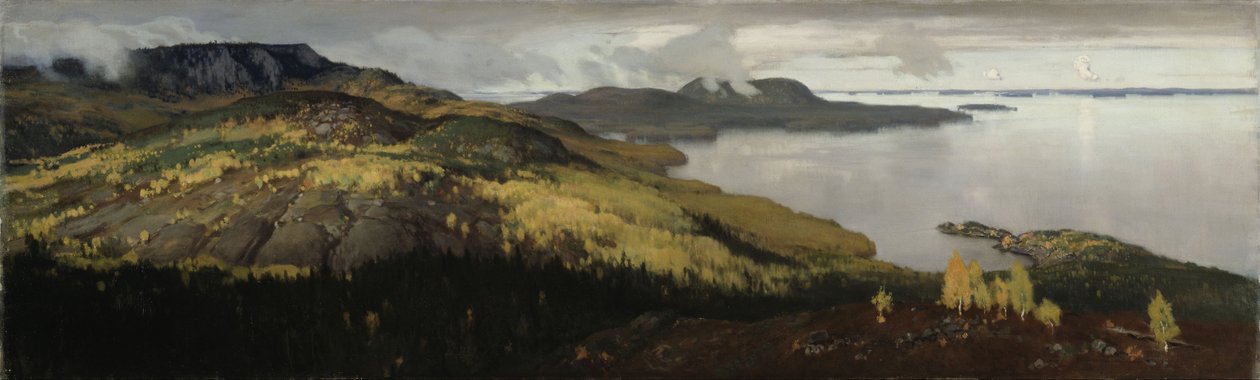 Paysage automnal du lac Pielisjärvi - Eero Järnefelt