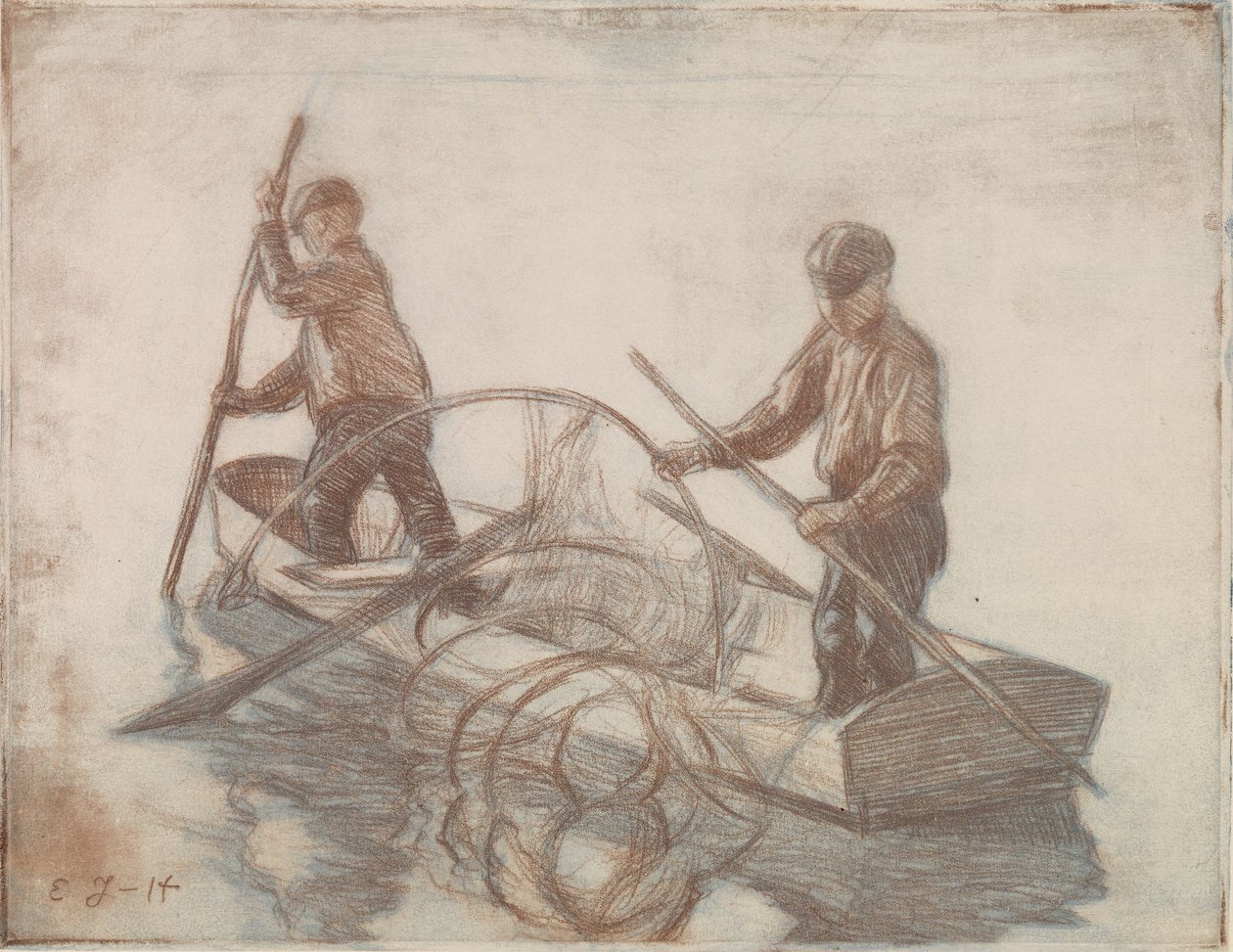Les garçons à la pêche - Eero Järnefelt
