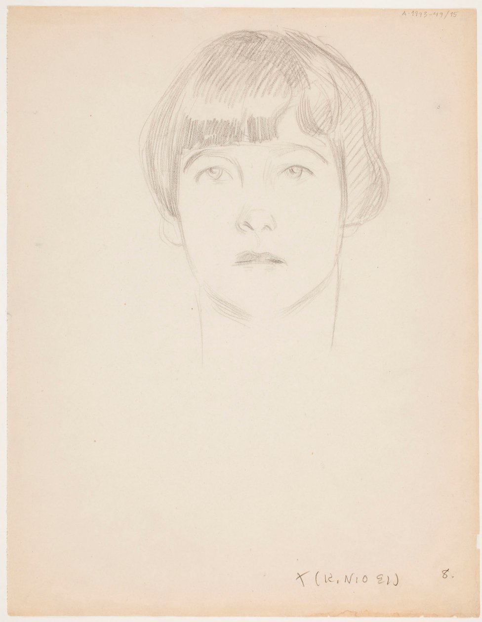 Tête de jeune fille - Eero Järnefelt