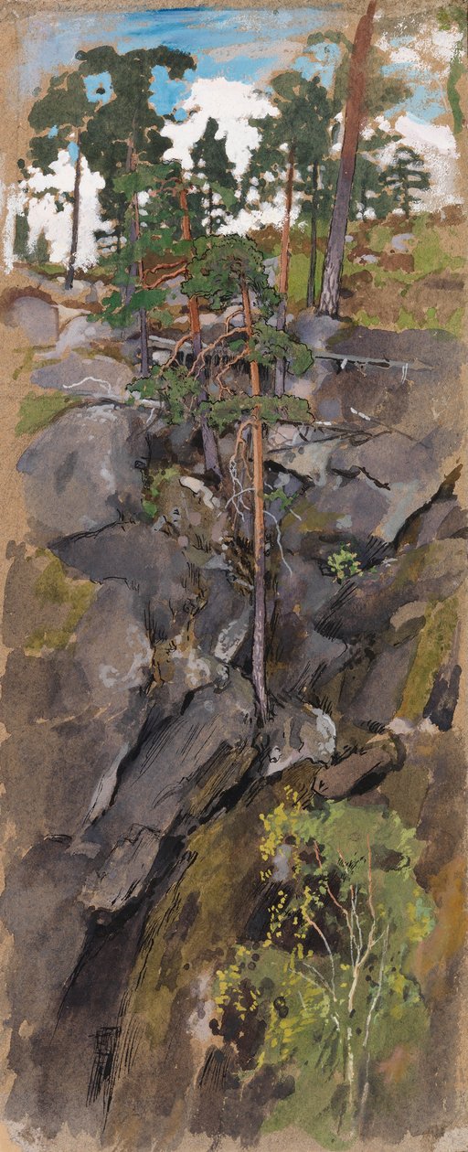 Forêt rocheuse - Eero Järnefelt