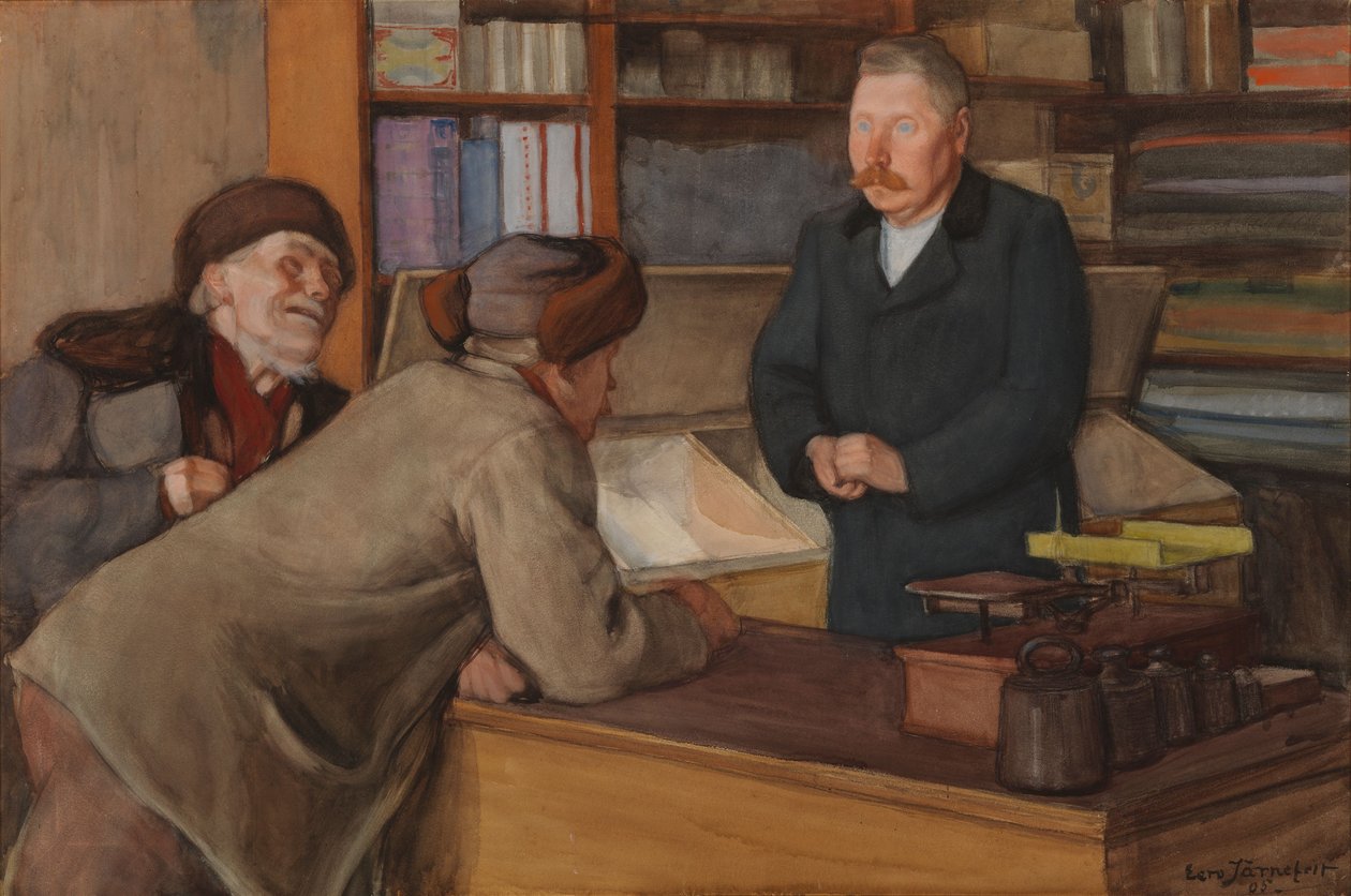 La boutique du village - Eero Järnefelt