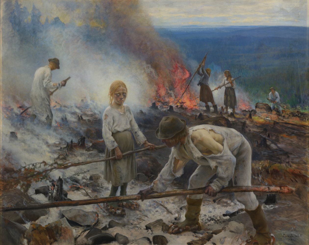 Sous le joug (Brûler les broussailles) - Eero Järnefelt
