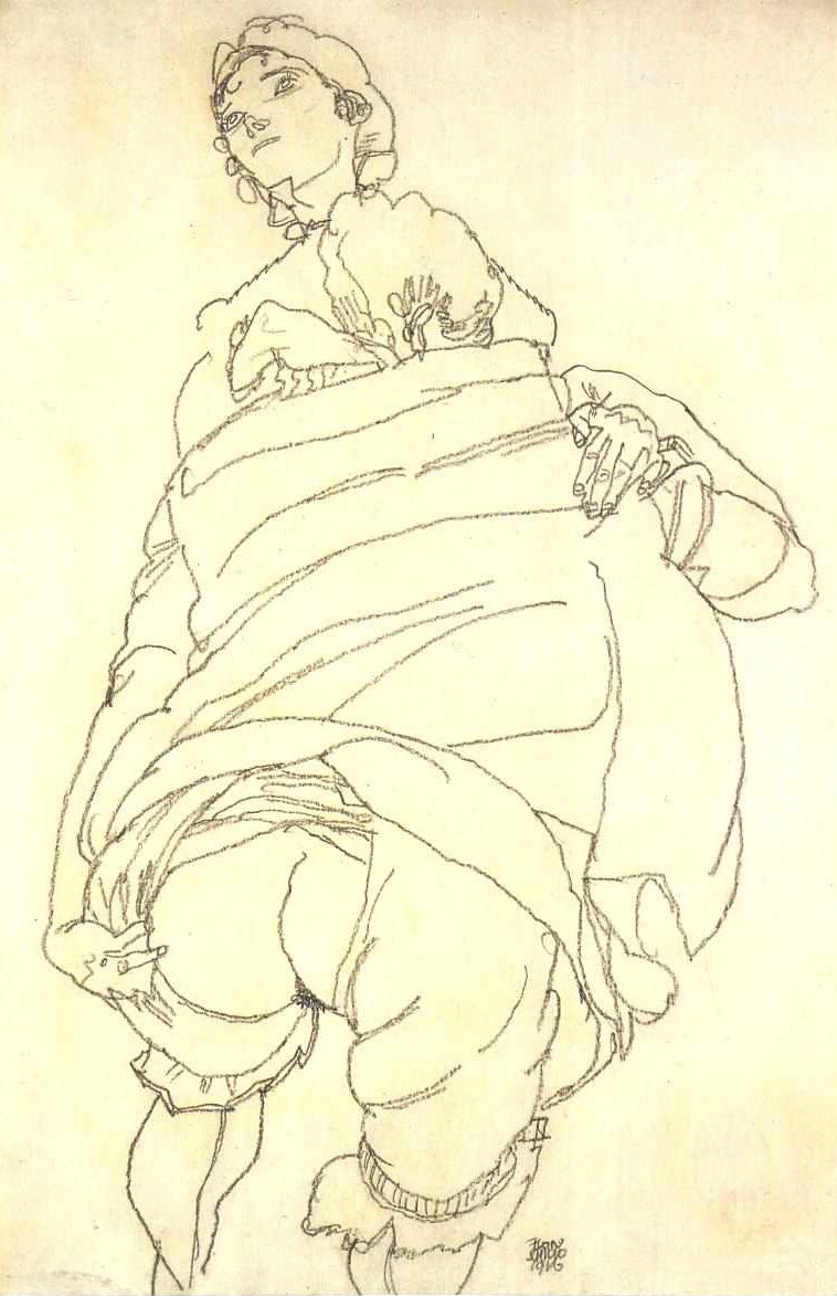 Couple lesbien - Egon Schiele