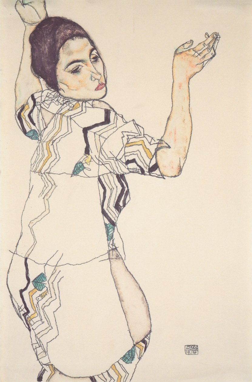 Portrait de Friederike Maria Beer - Egon Schiele