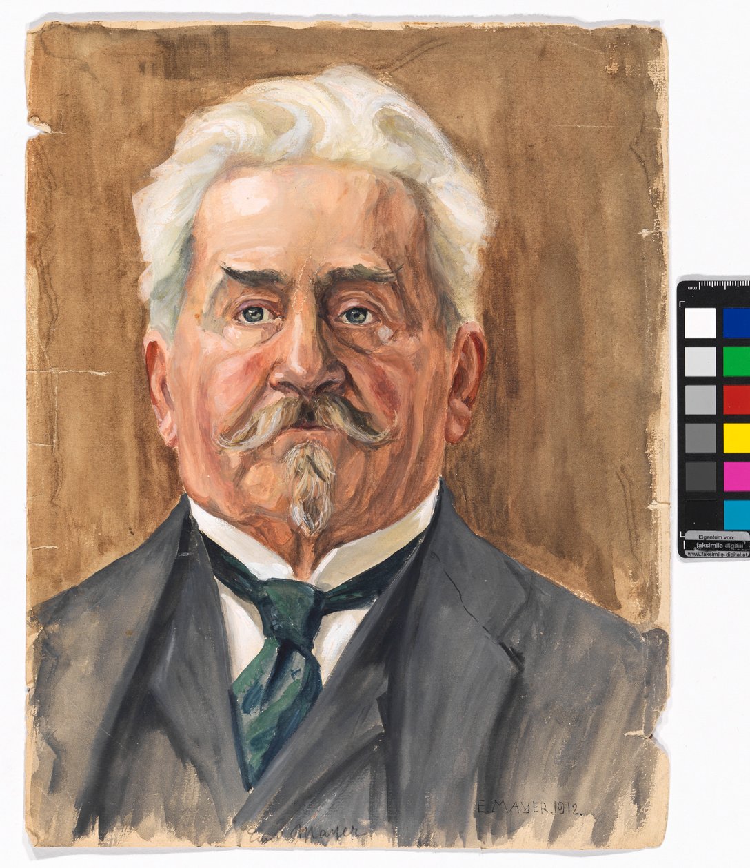 E. Mayer : Portrait de Leopold Czihaczek - Egon Schiele
