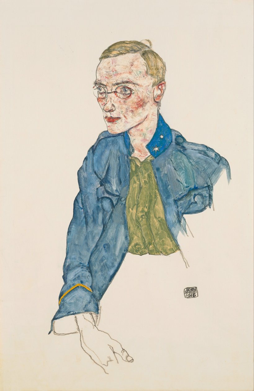 Caporal volontaire pour un an - Egon Schiele
