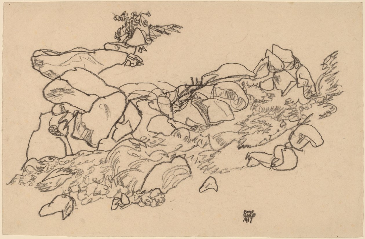 Ruisseau de Montagne - Egon Schiele