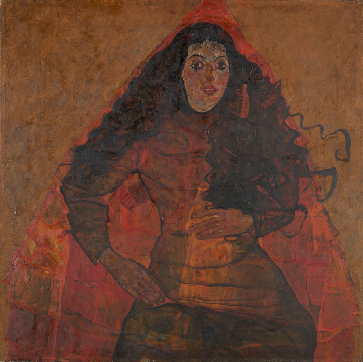 Portrait de Trude Engel - Egon Schiele