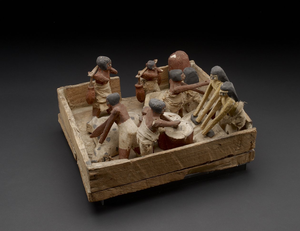 Modèle montrant des activités de cuisson, de brassage et de boucherie - Egyptian 12th Dynasty