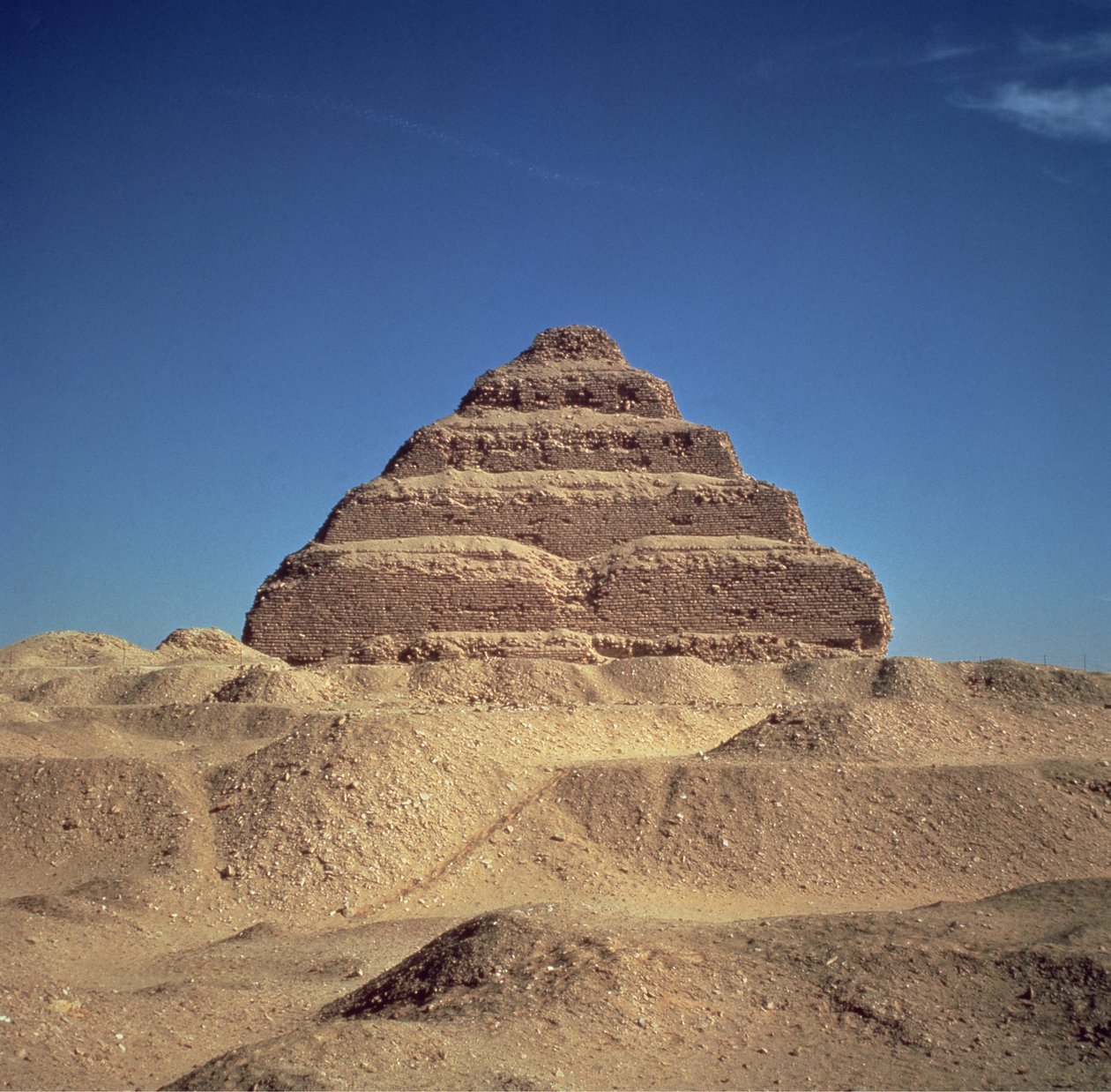 La Pyramide à degrés du roi Djoser, c.2630-2611 av. J.-C. - Egyptian 3rd Dynasty