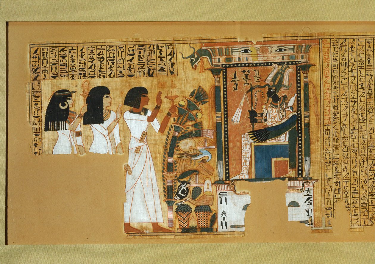 Livre des morts du scribe Nebqed, règne de ... - Egyptian 18th Dynasty