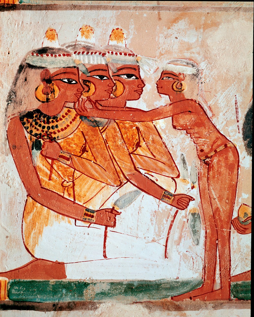 Art égyptien : tombe de Nakht (détail) - Egyptian 18th Dynasty