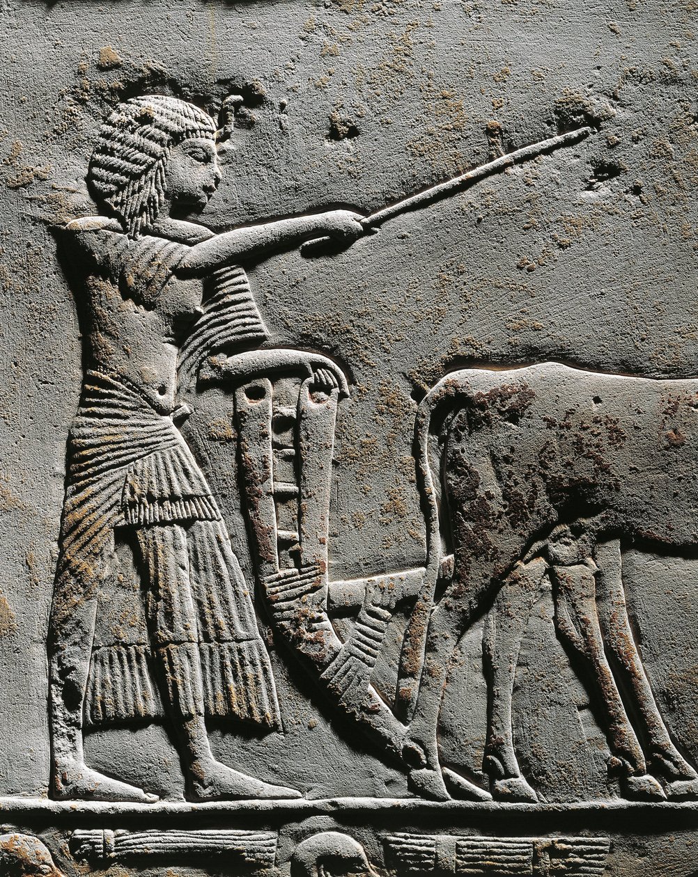 Horemheb labourant la terre dans les Champs d