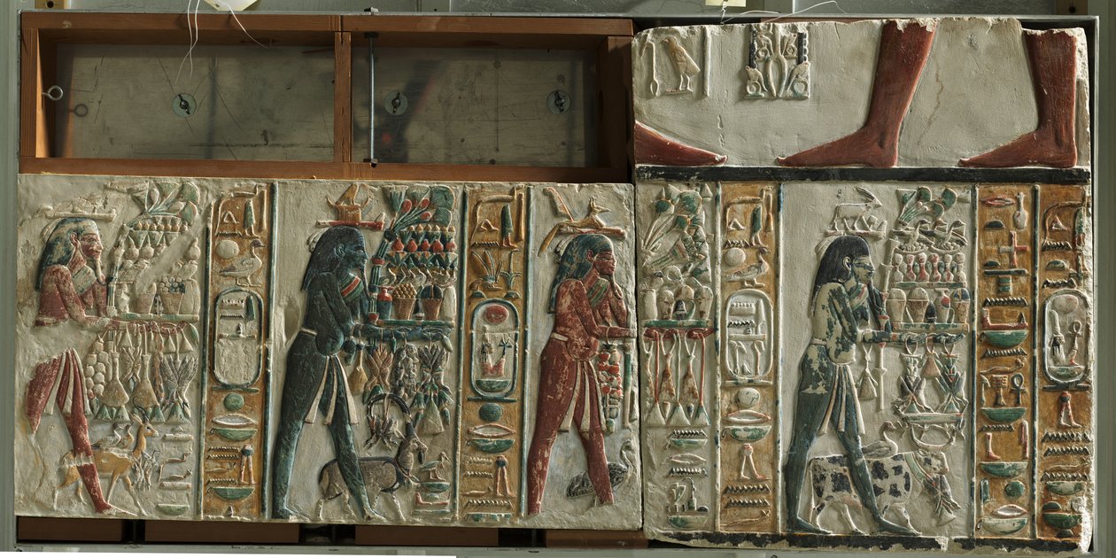 Dieux de Nome portant des offrandes, vers 1391-1353 av. J.-C. - Egyptian 18th Dynasty