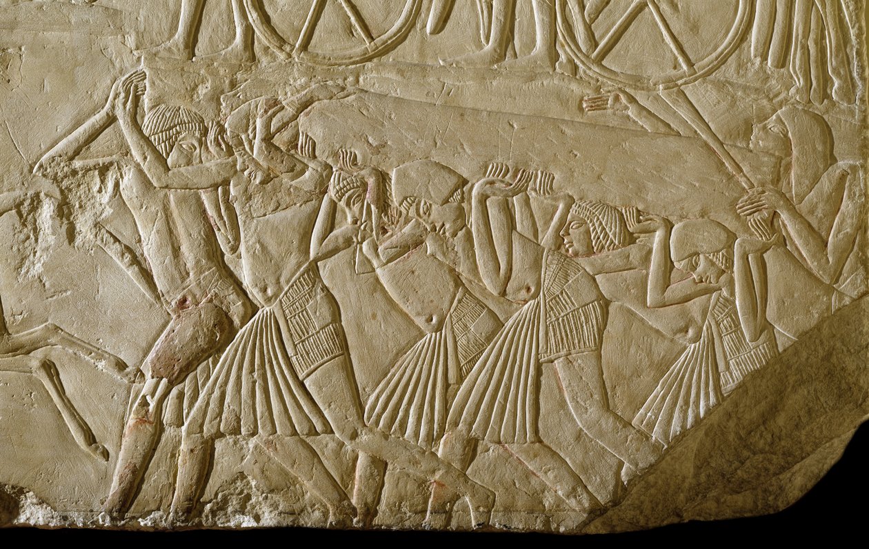 Relief de la tombe de Horemheb - Egyptian 18th Dynasty