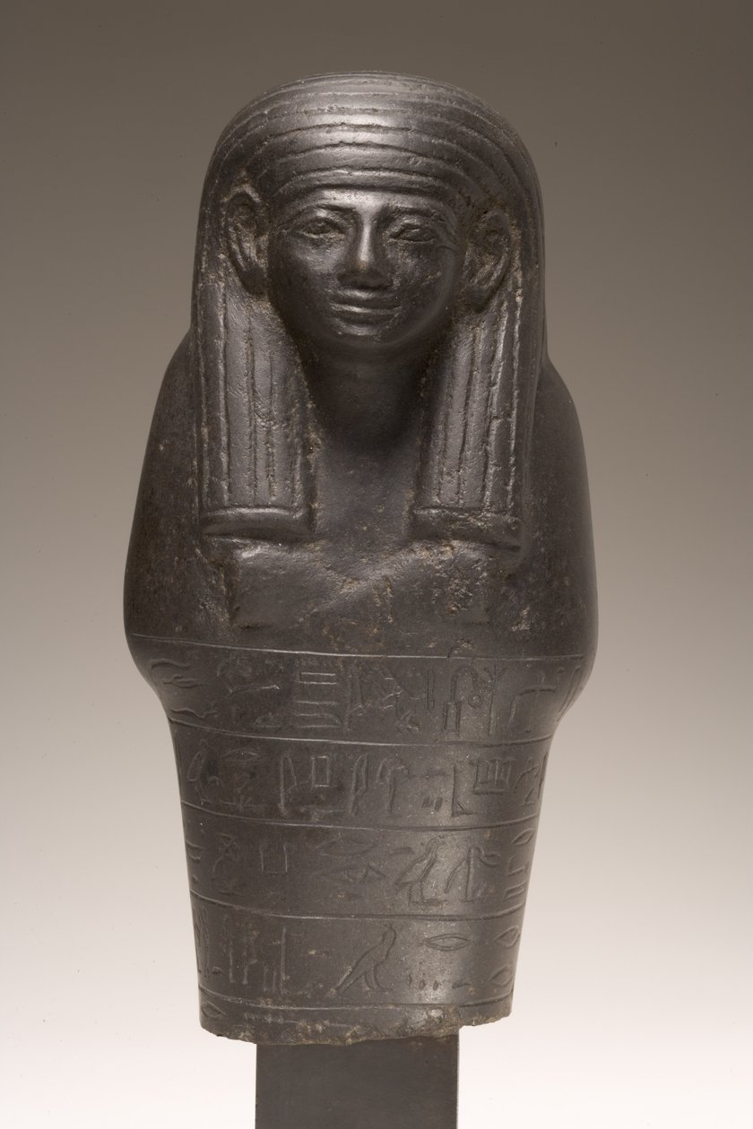 Figurine shabti pour Amenemhat, Nouvel Empire (diorite) - Egyptian 18th Dynasty