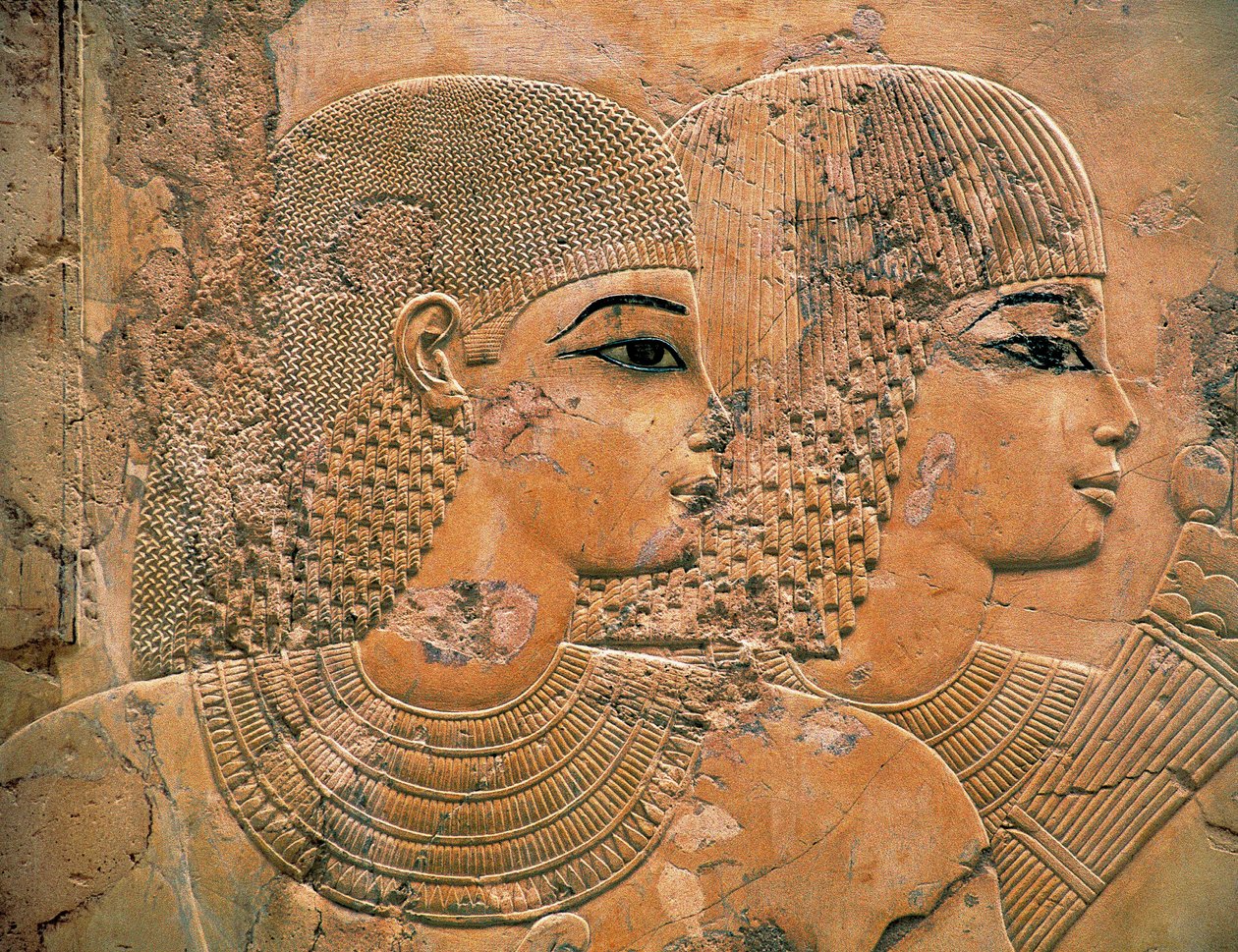 Les invités au banquet funéraire de Ramose - Egyptian 18th Dynasty