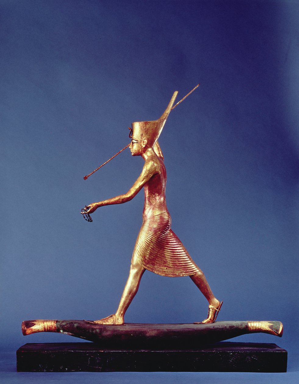 Toutankhamon (c.1370-1352 av. J.-C.) le Harponneur, de la tombe de Toutankhamon, Nouvel Empire - Egyptian 18th Dynasty