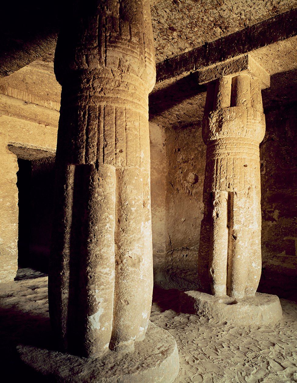 Vue de la chapelle funéraire de Meryre, Nouvel Empire - Egyptian 18th Dynasty