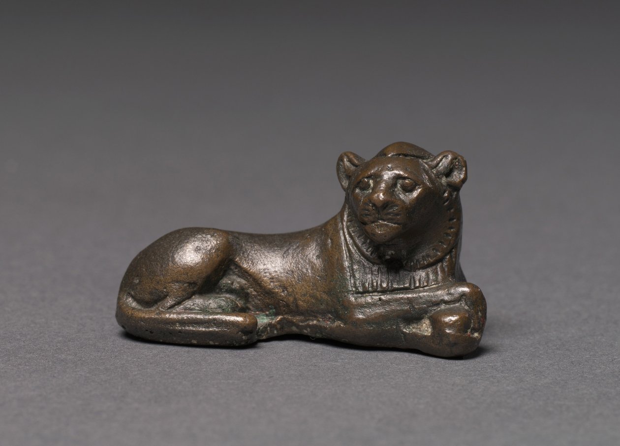 Poids en forme de lion, vers 1391-1353 av. J.-C. - Egyptian 18th Dynasty