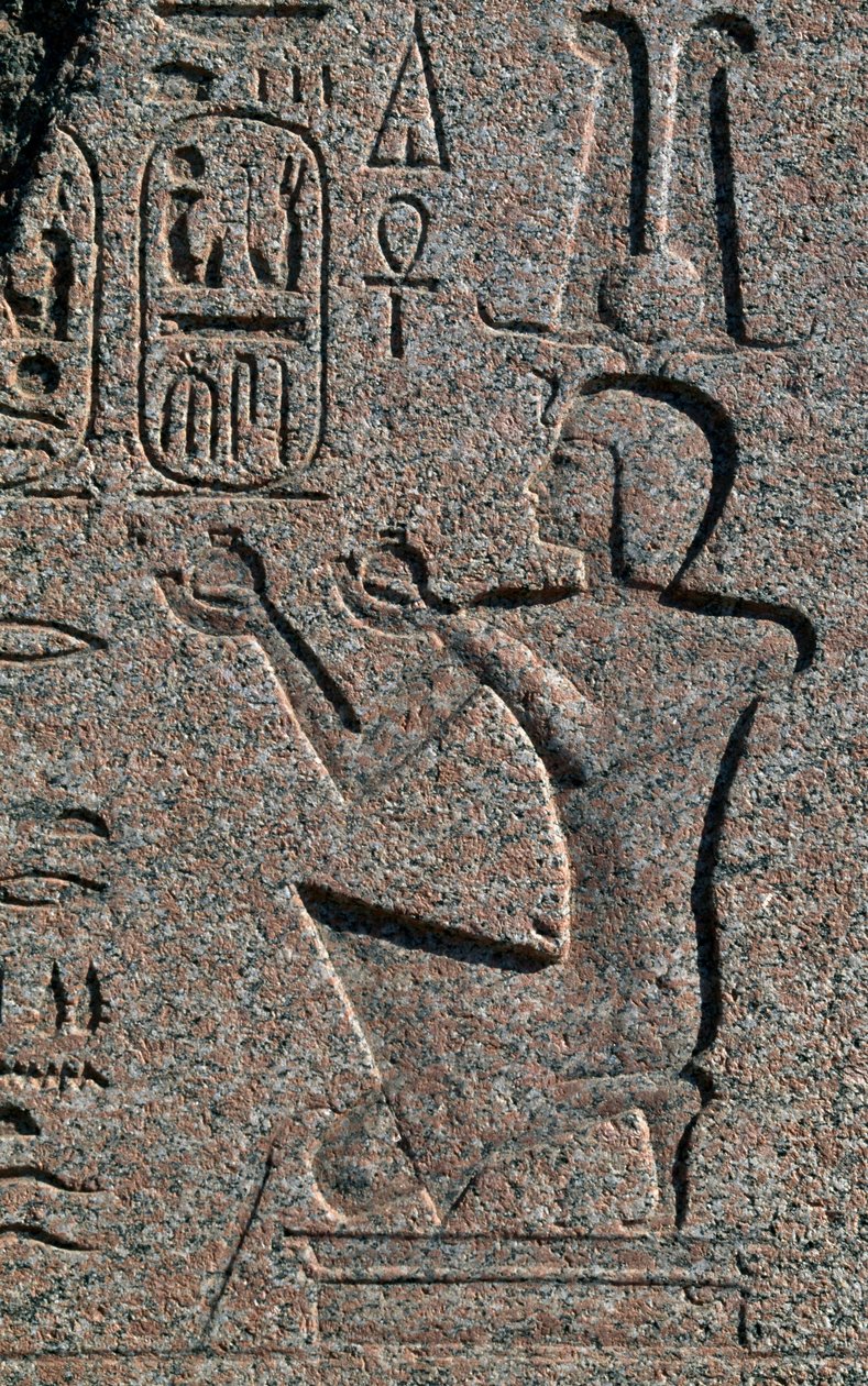 Bloc avec reliefs et inscriptions de Ramsès II, Grand Temple d
