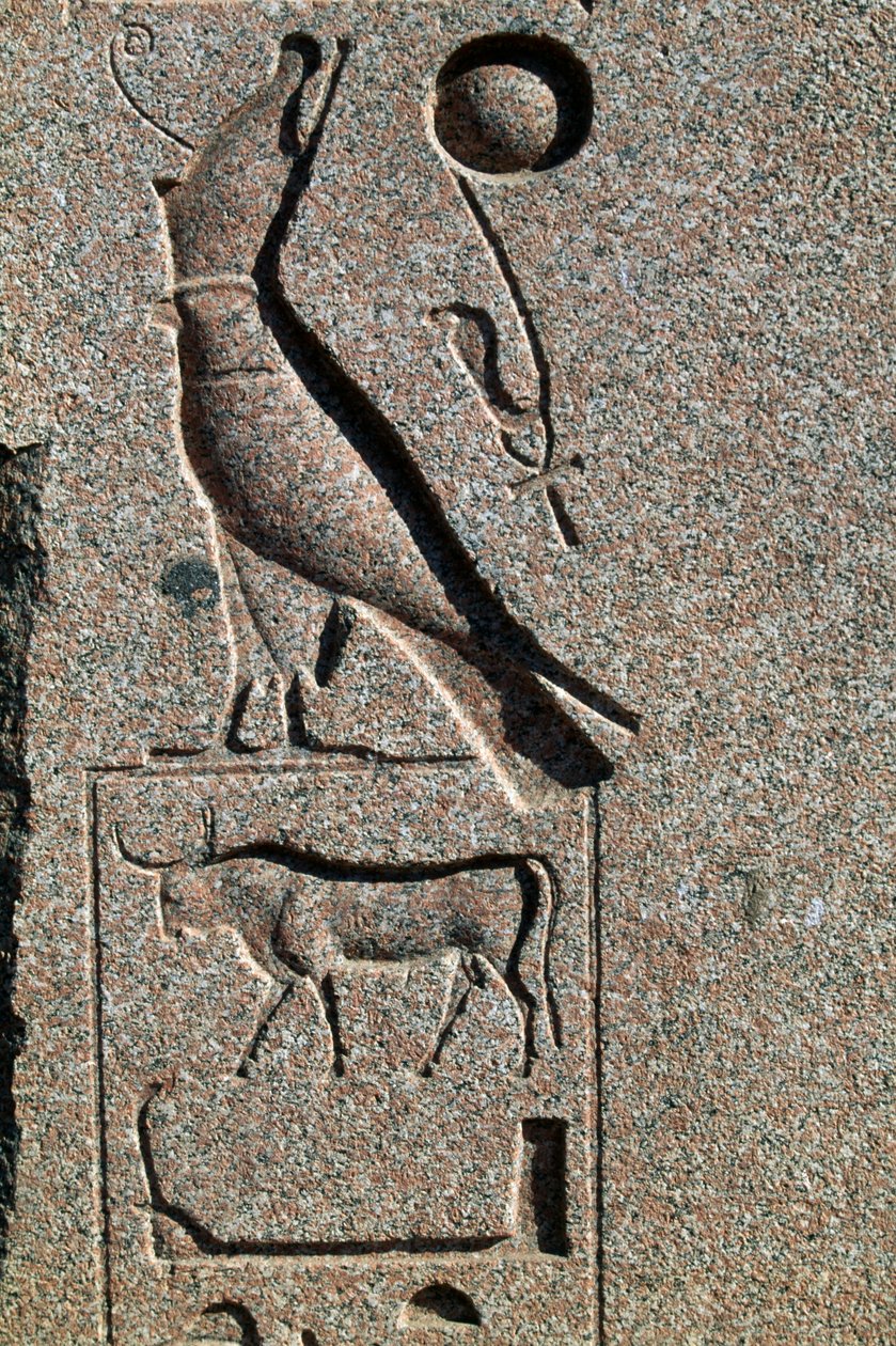 Hiéroglyphe avec le nom d