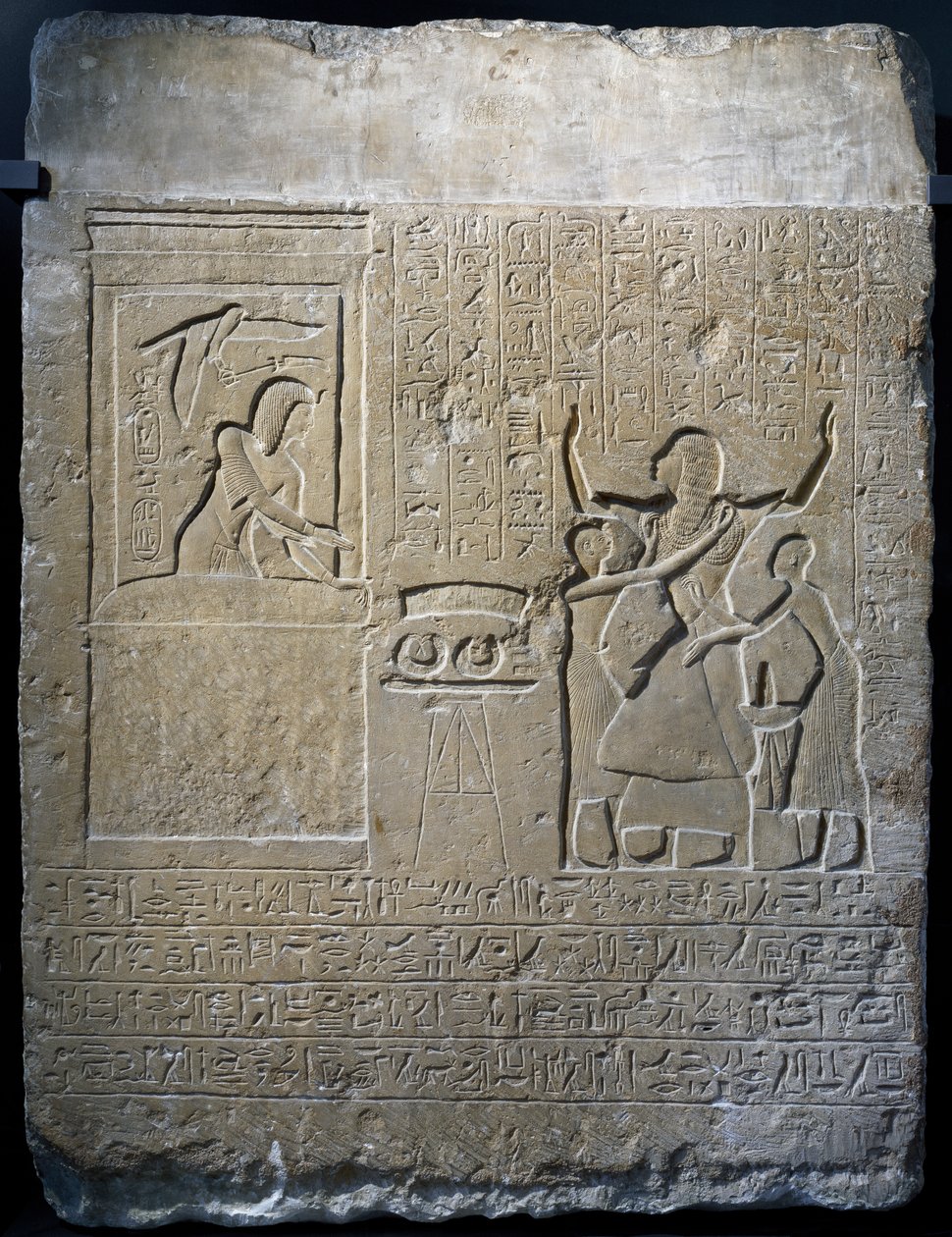 Hormin, chef du harem du roi, récompensé par des colliers d