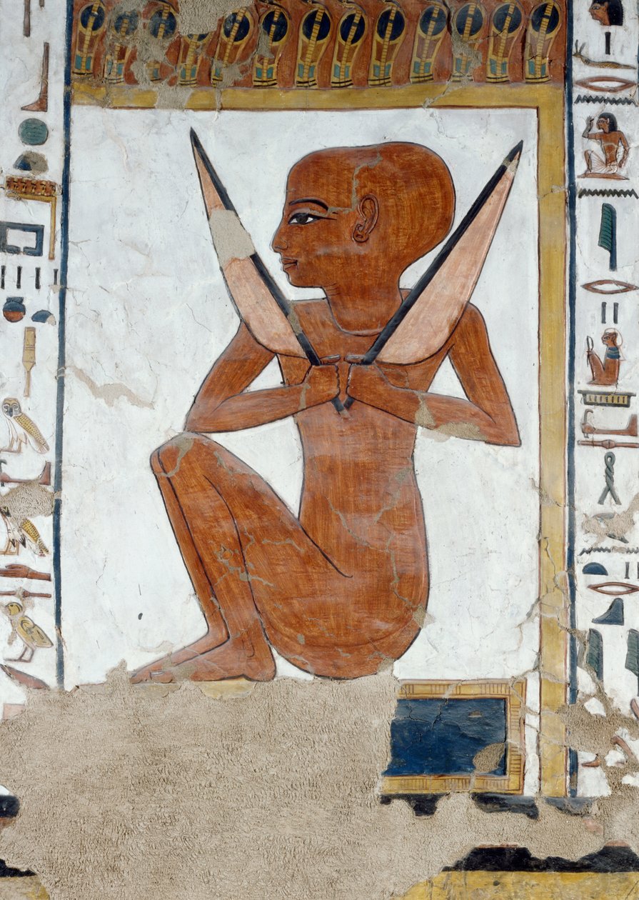 Représentation de Henty-Reki, gardien de la cinquième porte du Royaume d