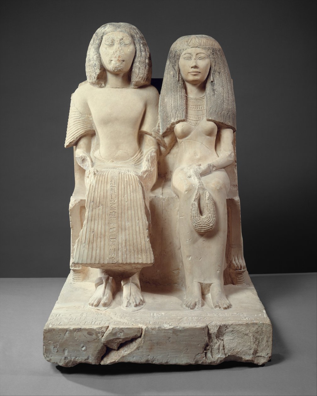 Yuny et sa femme Renenutet, vers 1280 av. J.-C. - Egyptian 19th Dynasty